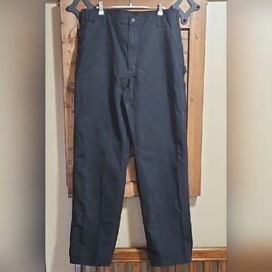 Carhartt Black B11 Washed Duck Work Pants W36 L34.5